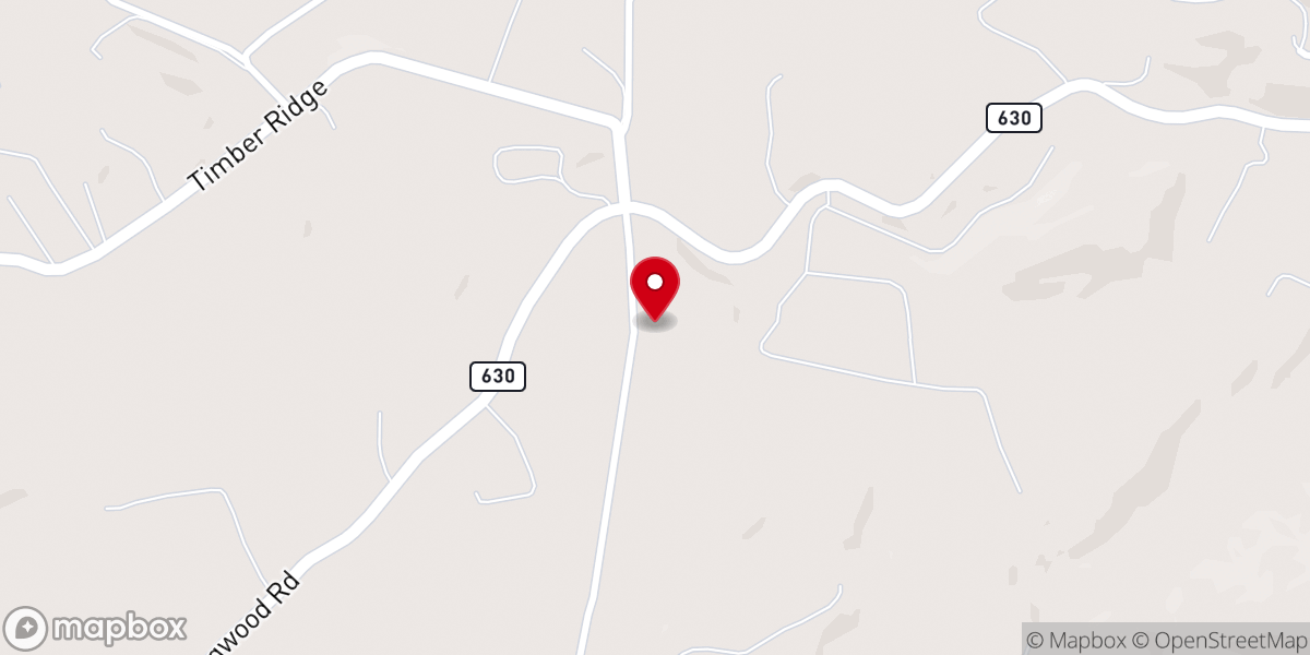 Map showing location of Andrew Chapel United Methodist Church