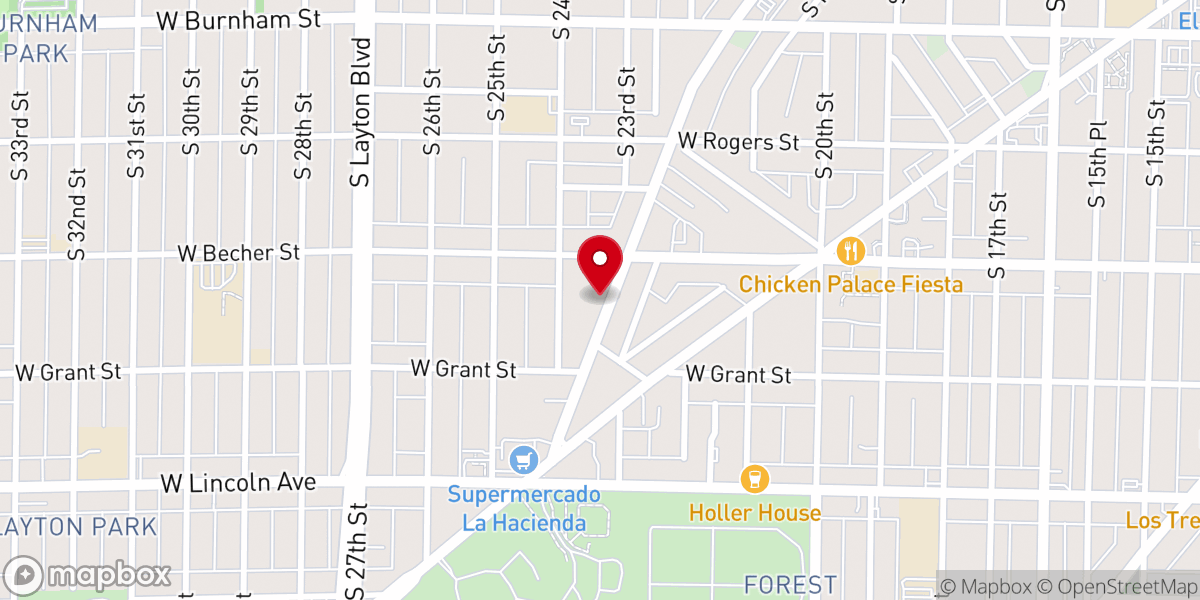 Map showing location of Faith Healing and Deliverance Ministries