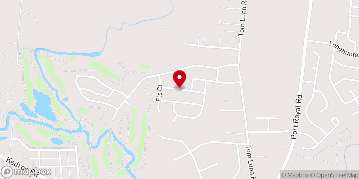 Map showing location of Community Baptist Church of Spring Hill