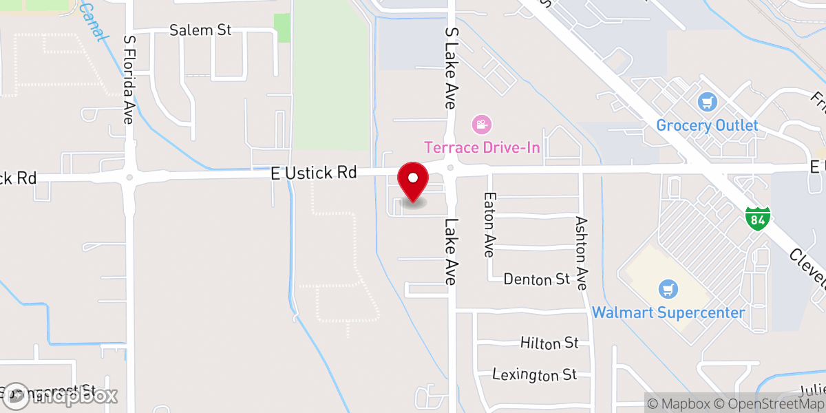 Map showing location of Centennial Baptist School
