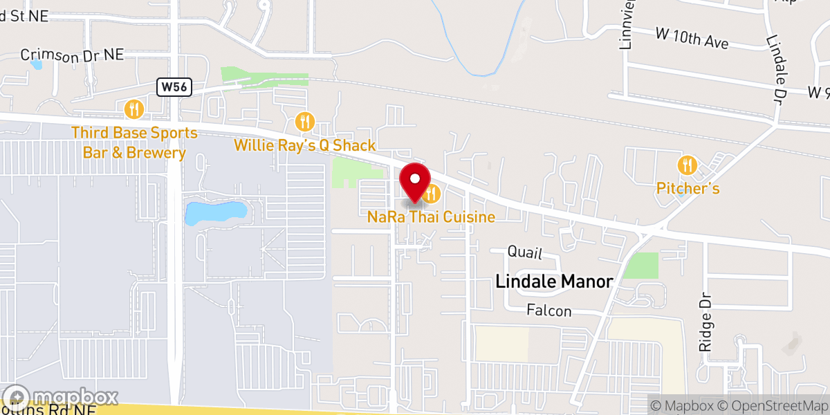 Map showing location of Discovery Christian Center