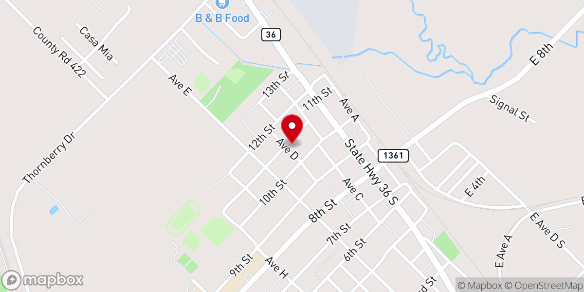 Map showing location of First United Methodist Church