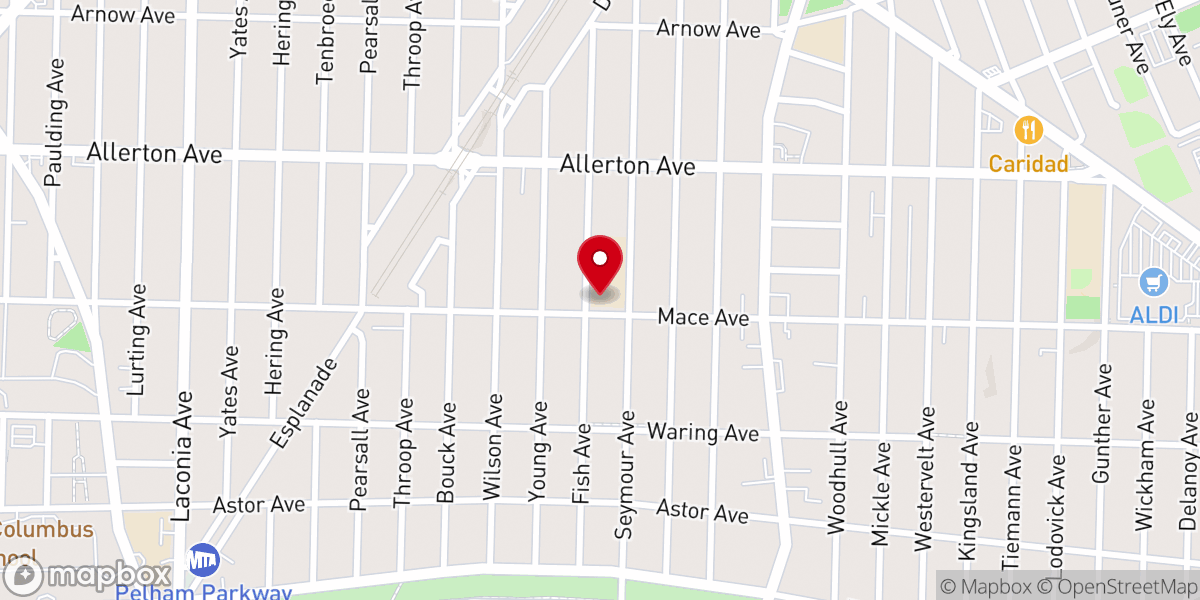 Map showing location of New Life Rehoboth Church