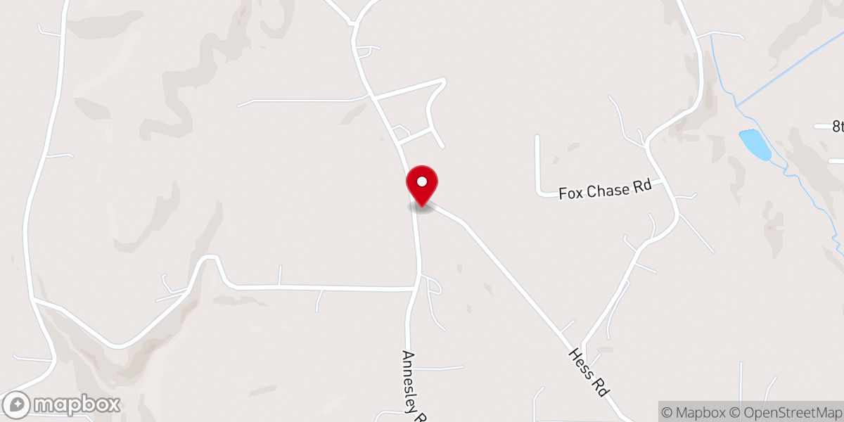Map showing location of Campground Community Church
