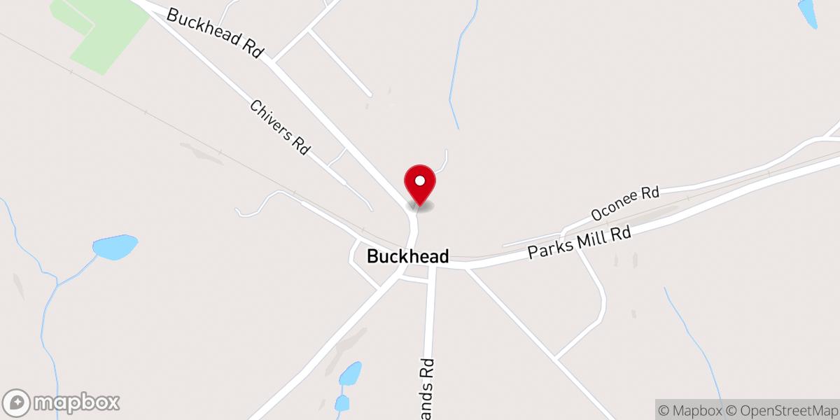 Map showing location of Mountain of Faith Church