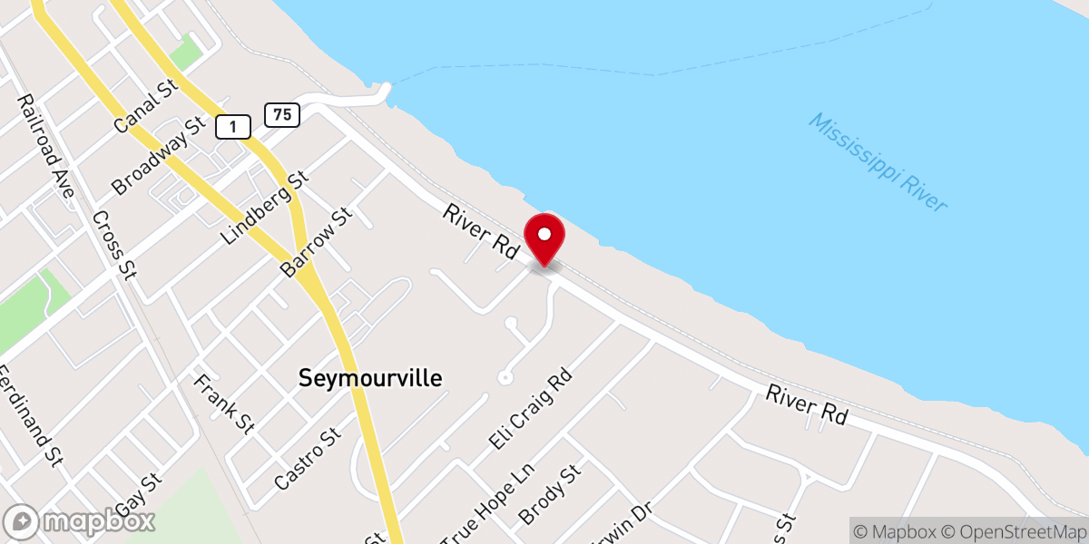 Map showing location of Greater St Paul Baptist Church