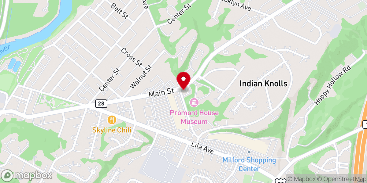 Map showing location of Copper Blue