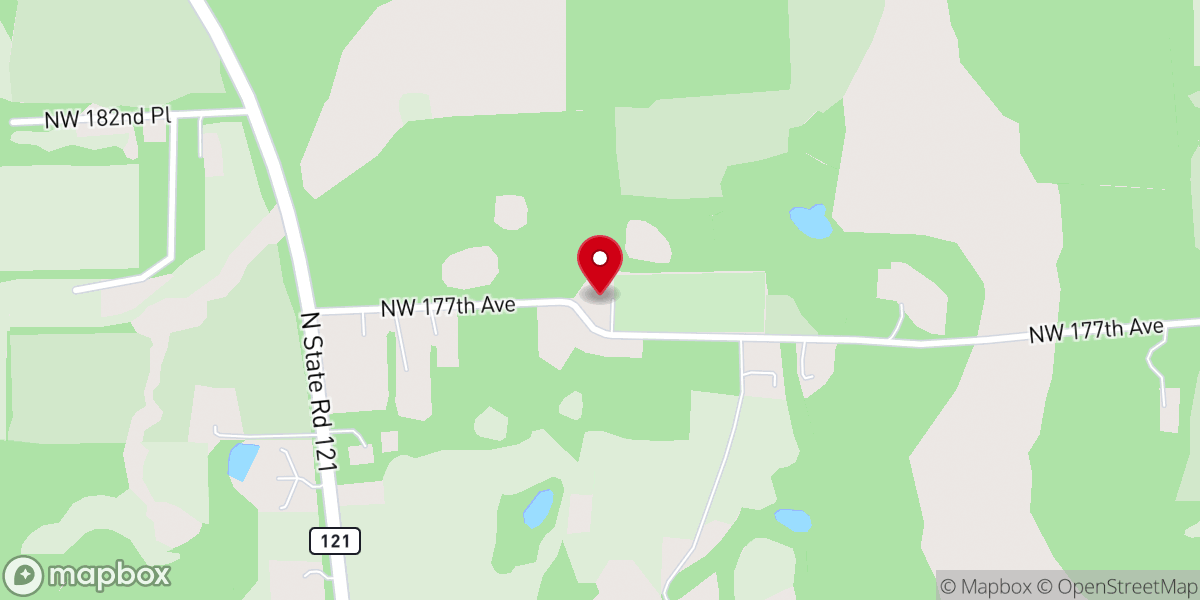 Map showing location of Antioch Baptist Church
