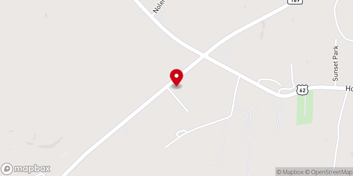Map showing location of Roland Memorial Church