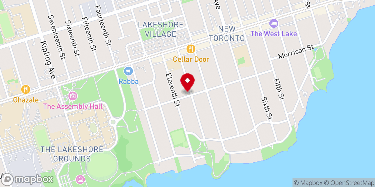 Map showing location of Living Hope Baptist Church