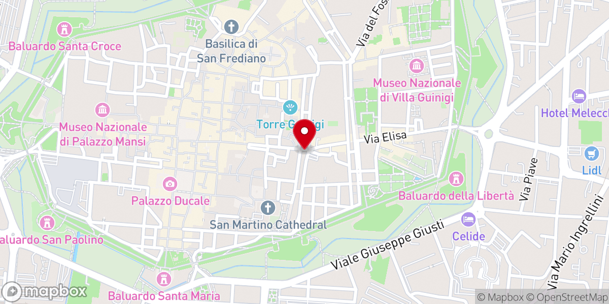 Map showing location of Cooperativa Lucchese Fra Il Clero