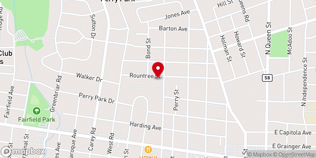 Map showing location of St Mary's Episcopal Church