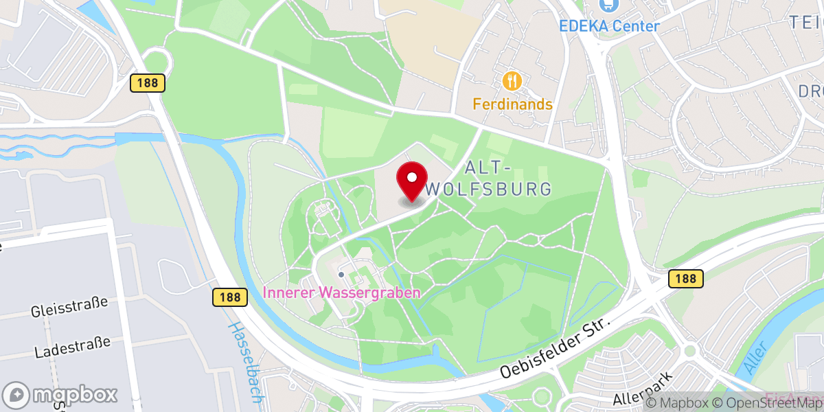Map showing location of Kulturkirche Wolfsburg St.Marien