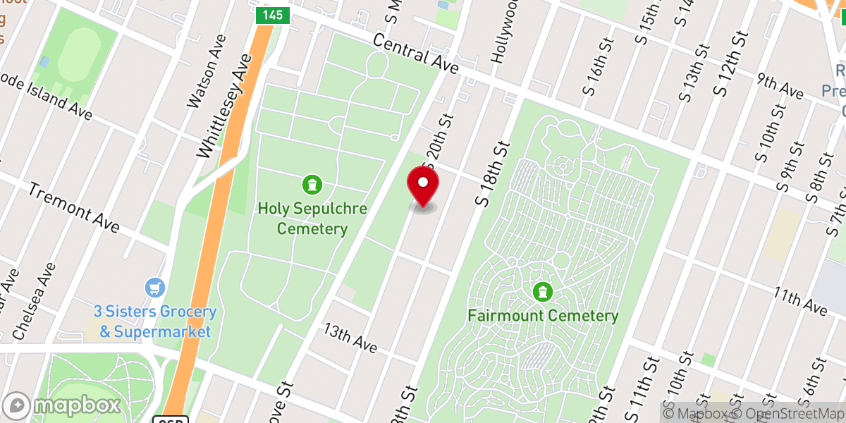Map showing location of Christ Temple Church Ministries