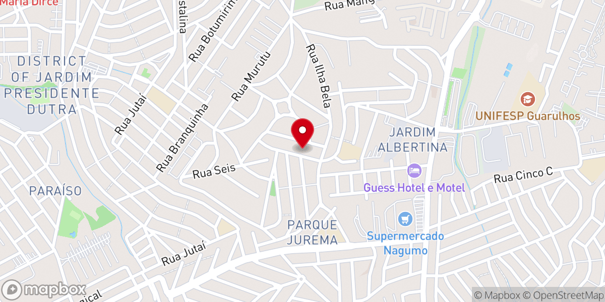 Map showing location of Igreja Batista Independente no Parque das Nações