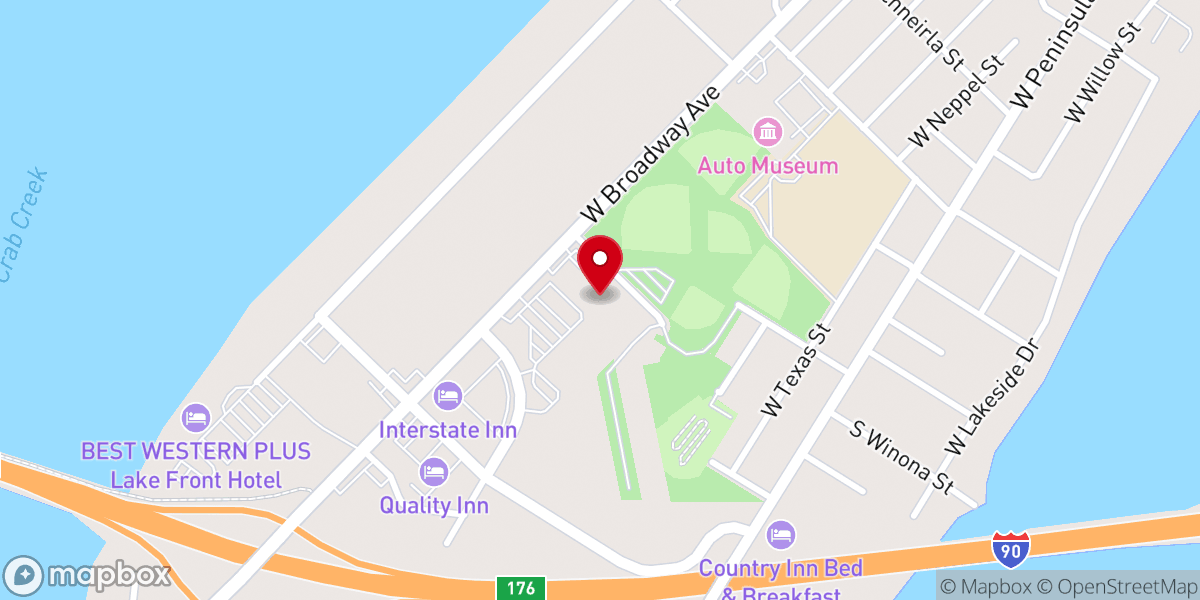 Map showing location of Living Word Lutheran Church