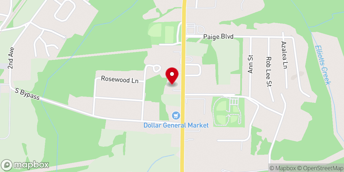 Map showing location of Moundville Church Of The Nazarene