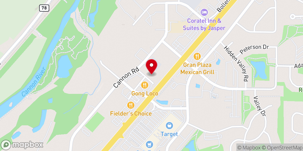 Map showing location of City Light Church