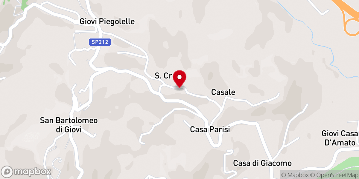 Map showing location of Parrocchia di Santa Croce e San Bartolomeo