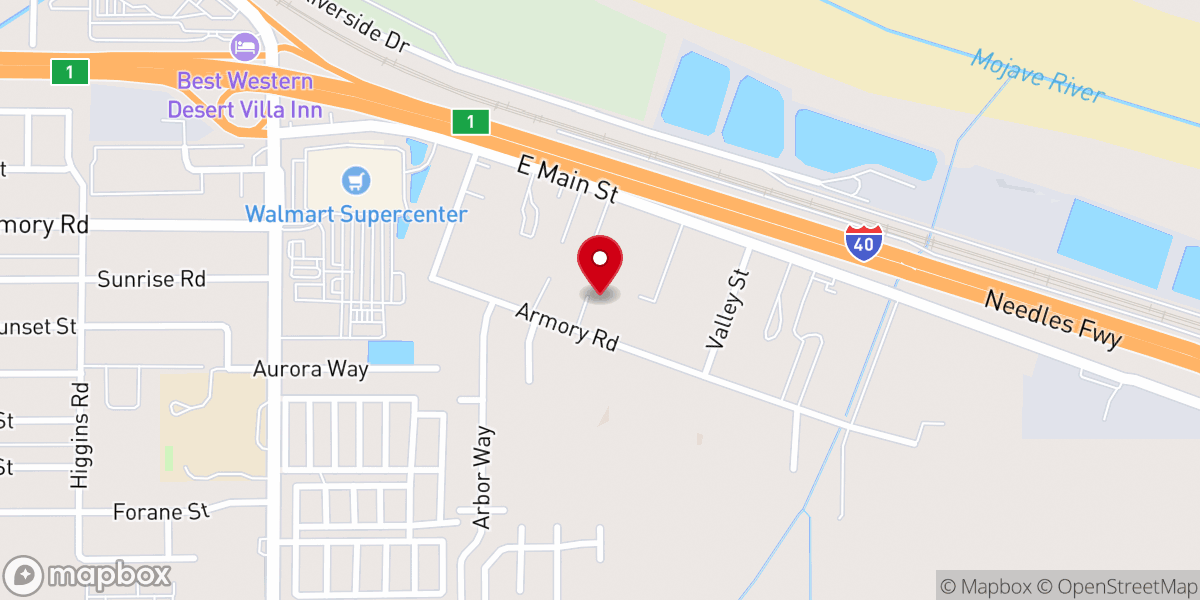 Map showing location of Total Restoration Church
