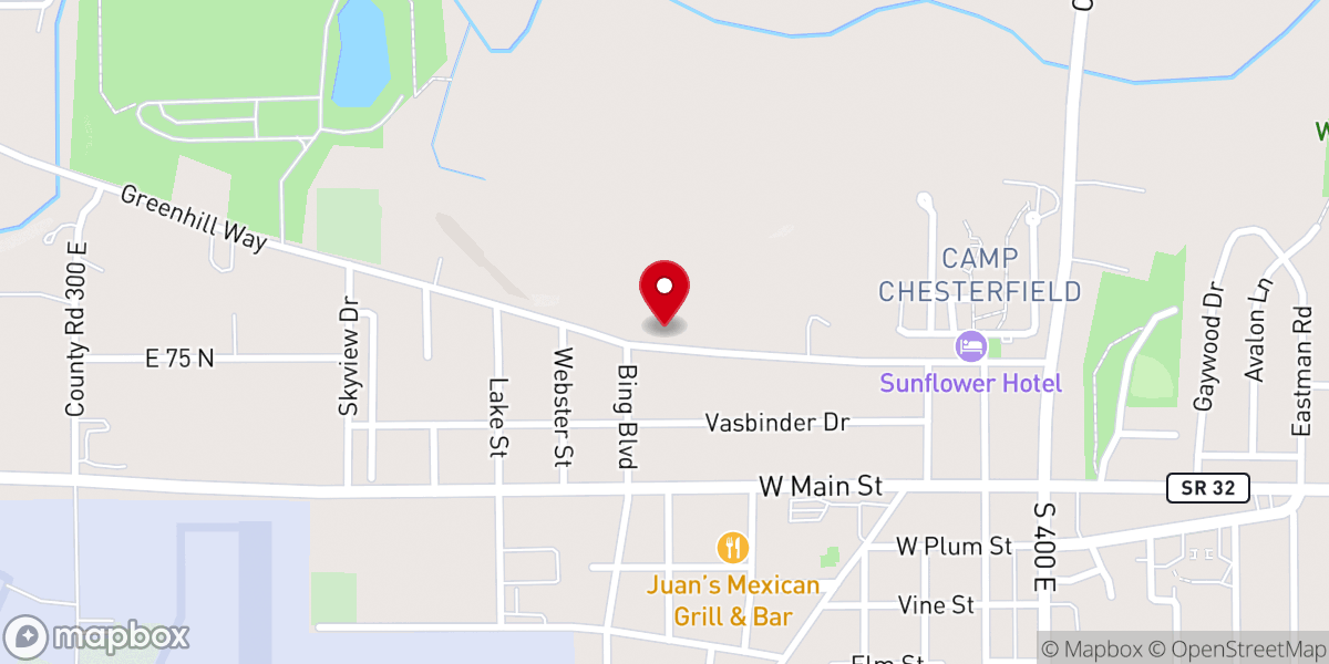 Map showing location of Church At Linwood