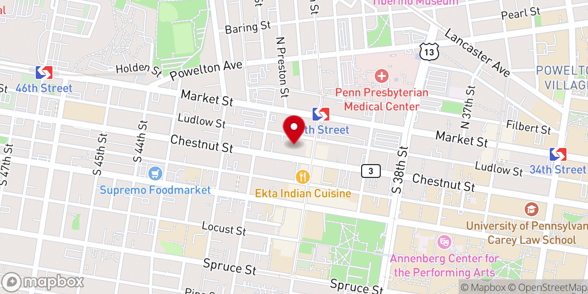 Map showing location of Christ Community Church
