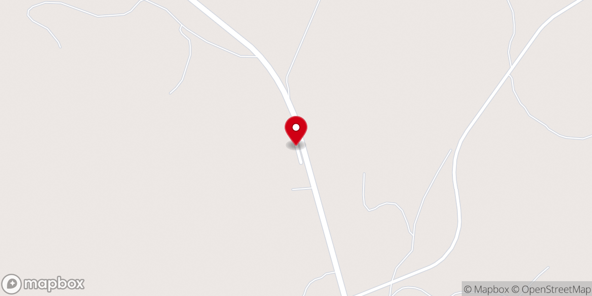 Map showing location of Calvary Baptist Church