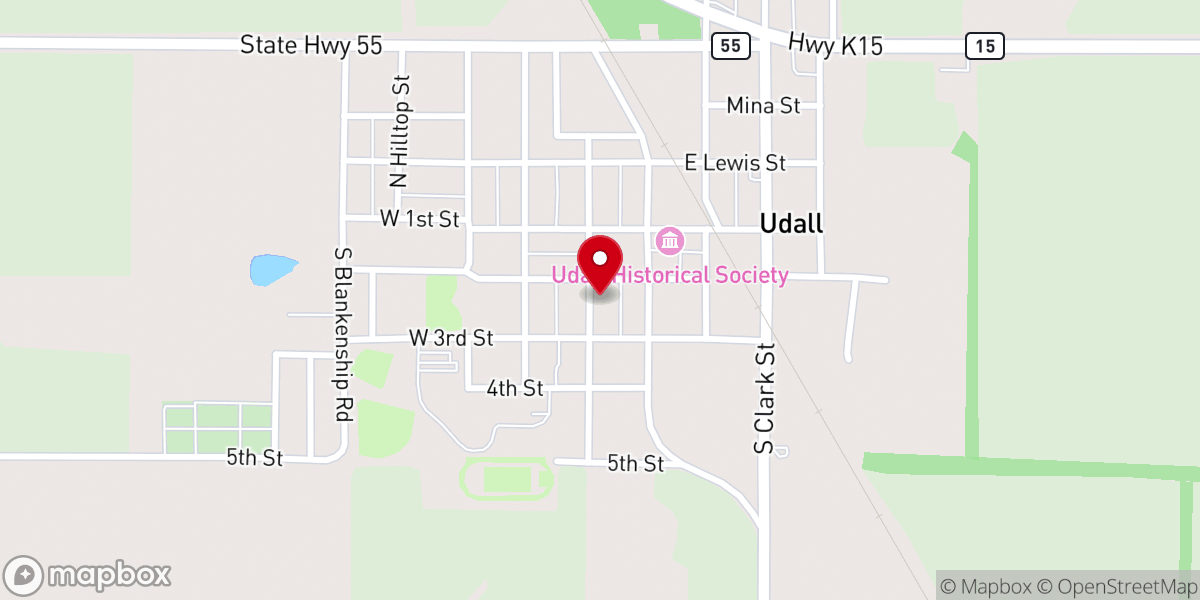Map showing location of Nazarene Church