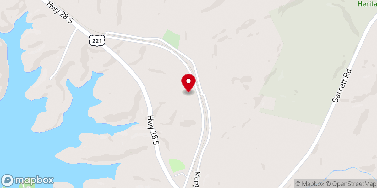 Map showing location of Laura Grove Missionary Baptist Church