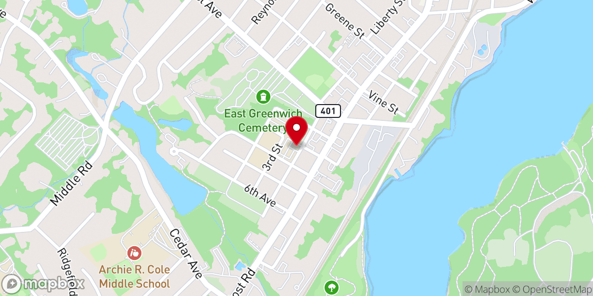 Map showing location of Our Lady of Mercy Outreach Services