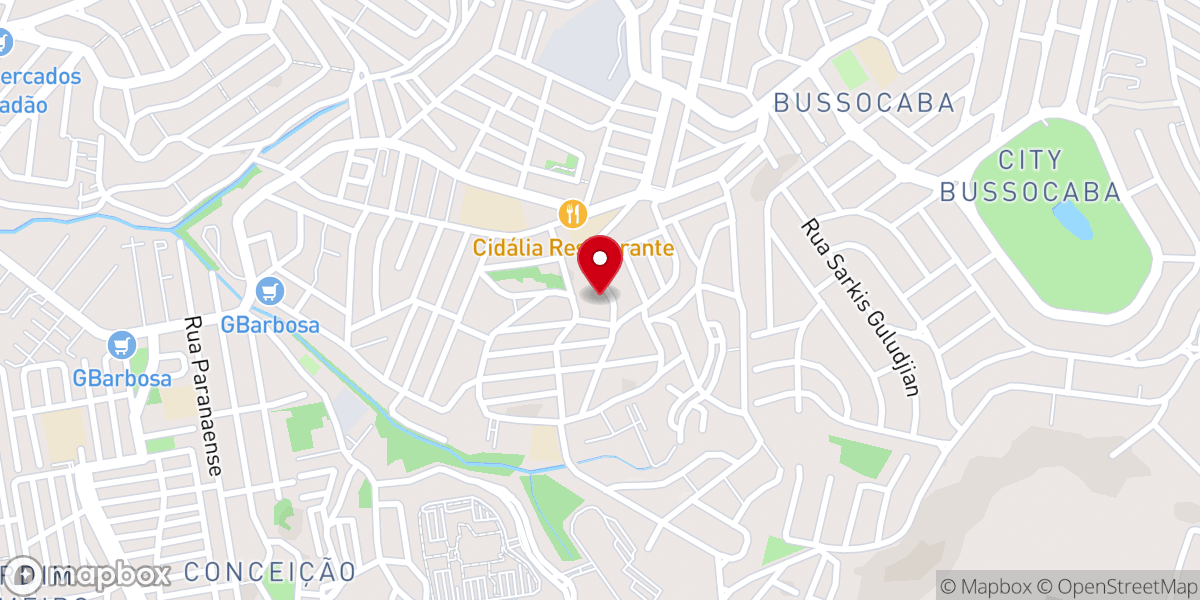 Map showing location of Paróquia Nossa Senhora das Graças-Jd. Novo Osasco