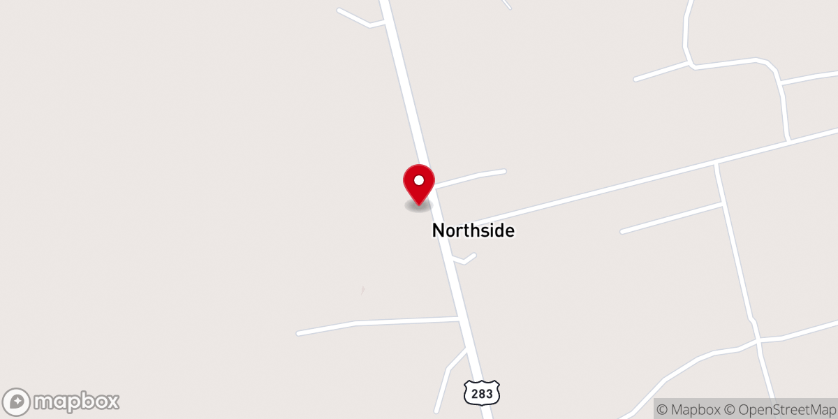 Map showing location of Fargo United Methodist Church