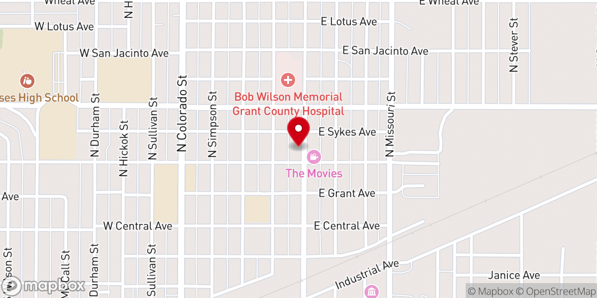 Map showing location of Family Worship Center International