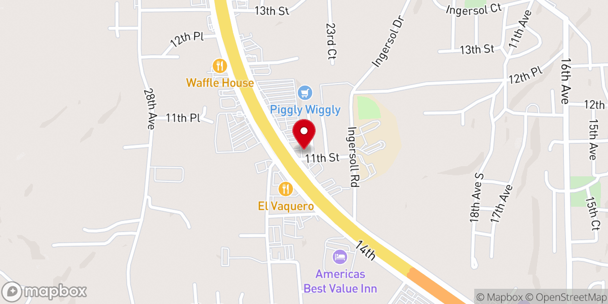 Map showing location of The Church Of Pentecost, USA Inc.