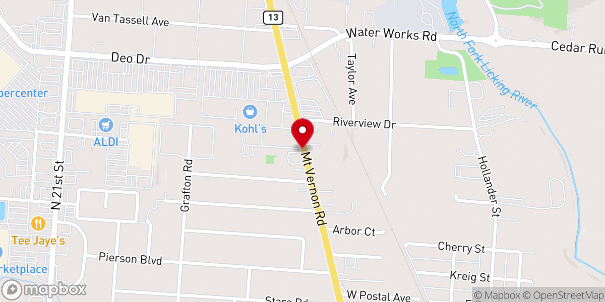 Map showing location of Family of Faith Community Church