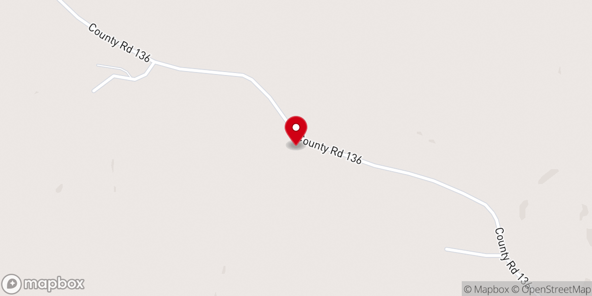 Map showing location of Mays Chapel
