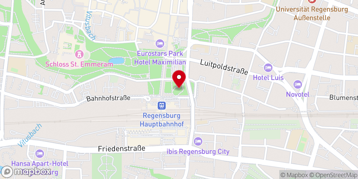 Map showing location of Peterskirchlein