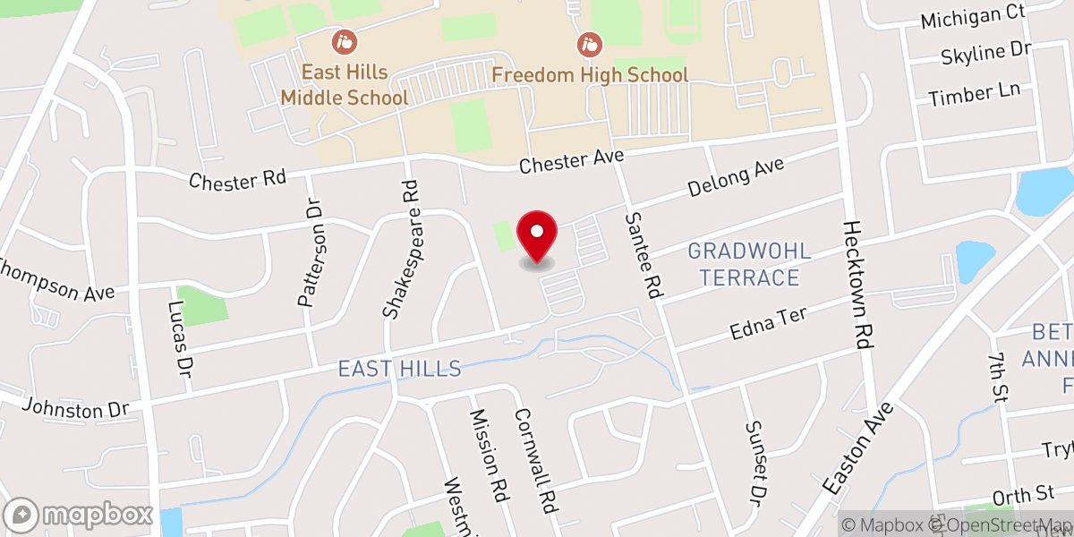 Map showing location of Our Lady of Perpetual Help School