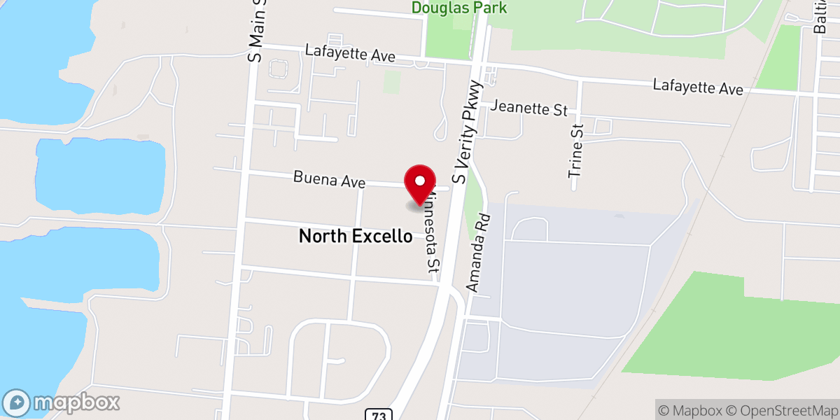 Map showing location of Iglesia cristiana pentecostal El Aposento Alto inc