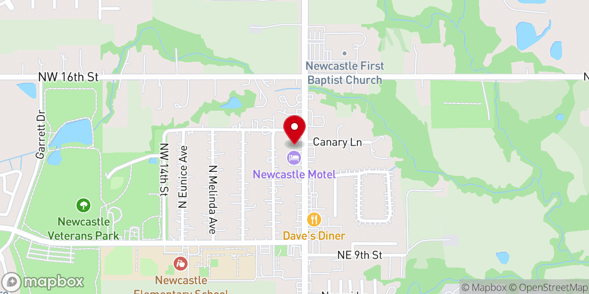 Map showing location of Jesus Alive Church