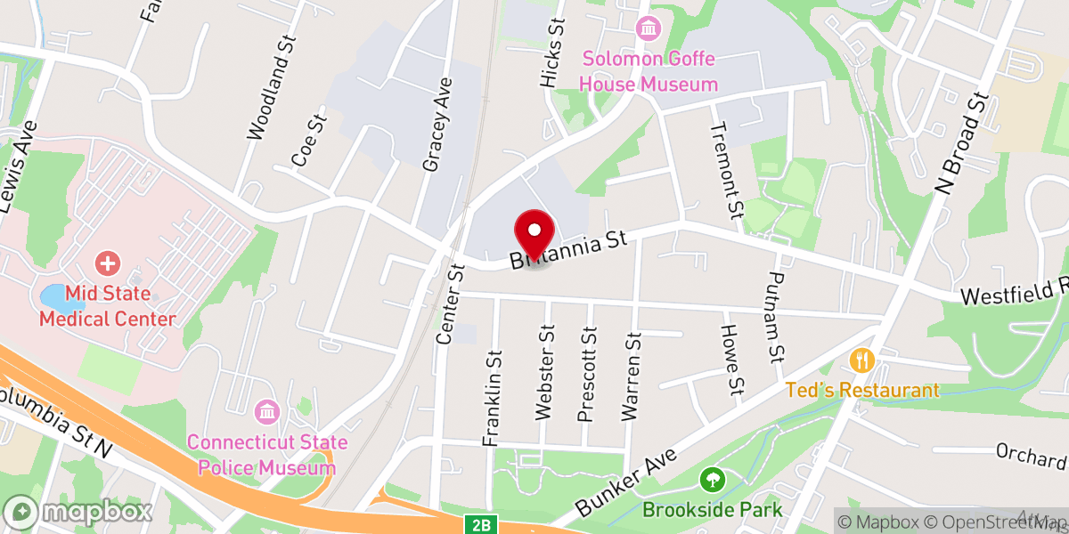 Map showing location of Templo Alabanza a Jehova