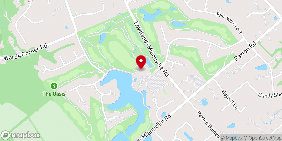 Map showing location of Oasis Conference Center