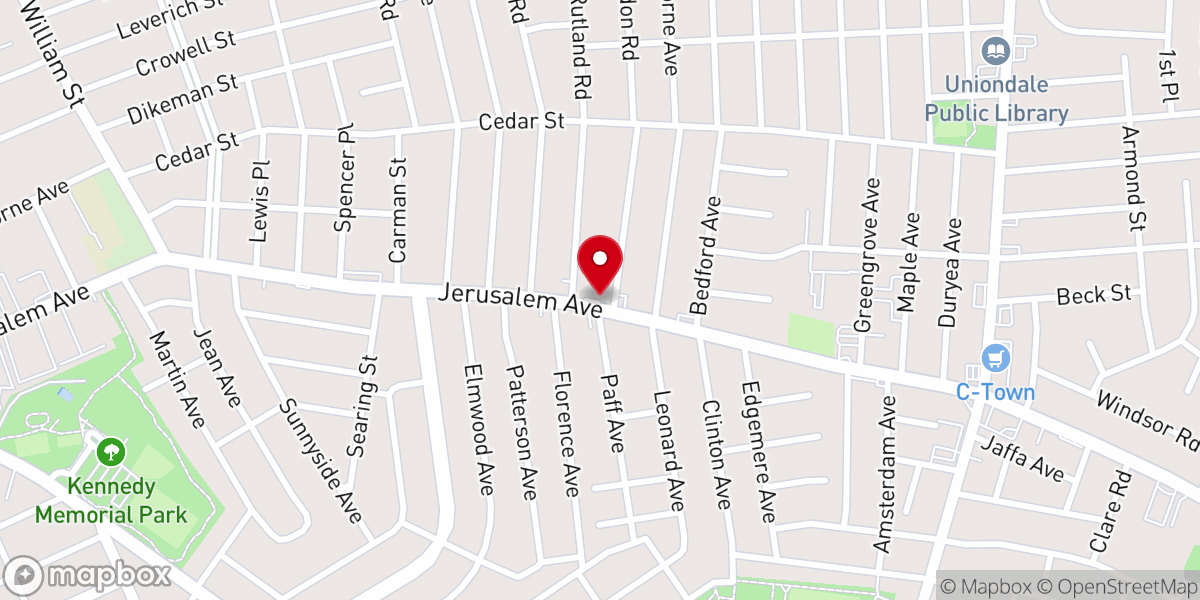 Map showing location of Iglesia Cristiana Jesus El Buen Pastor