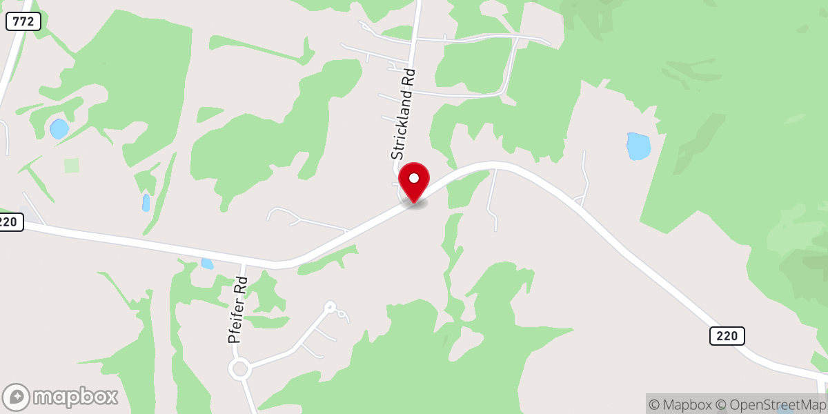 Map showing location of Horizons Baptist Church