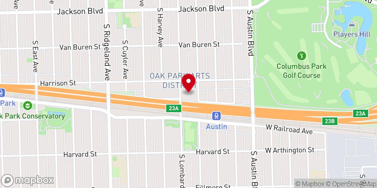 Map showing location of Loop Evangelical Free Church