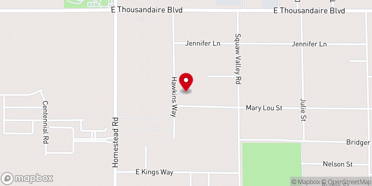 Map showing location of Saved By Grace Lutheran ELCA