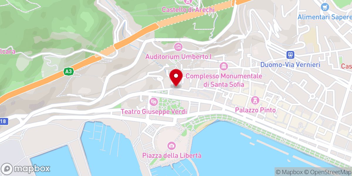 Map showing location of Chiesa dell'Annunziata