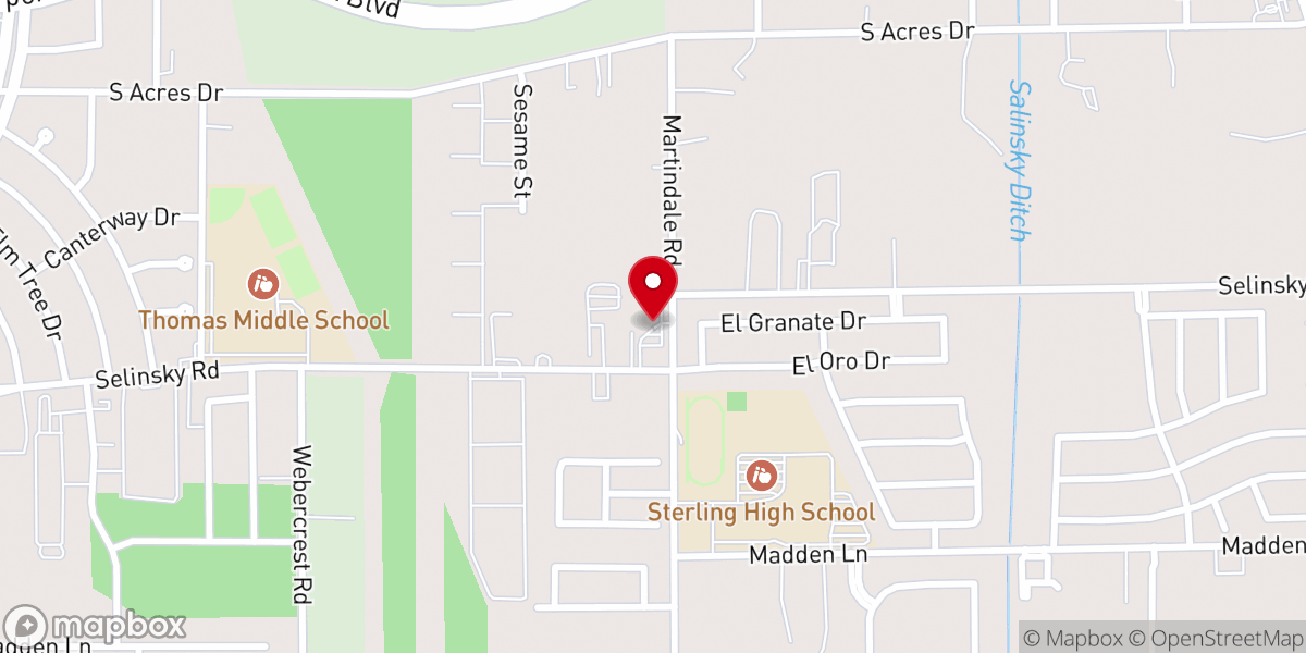 Map showing location of Ark of Restitution Baptist Church
