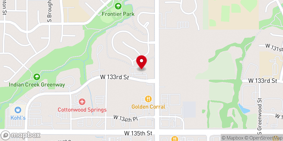 Map showing location of New Hope Presbyterian Church (PCA)