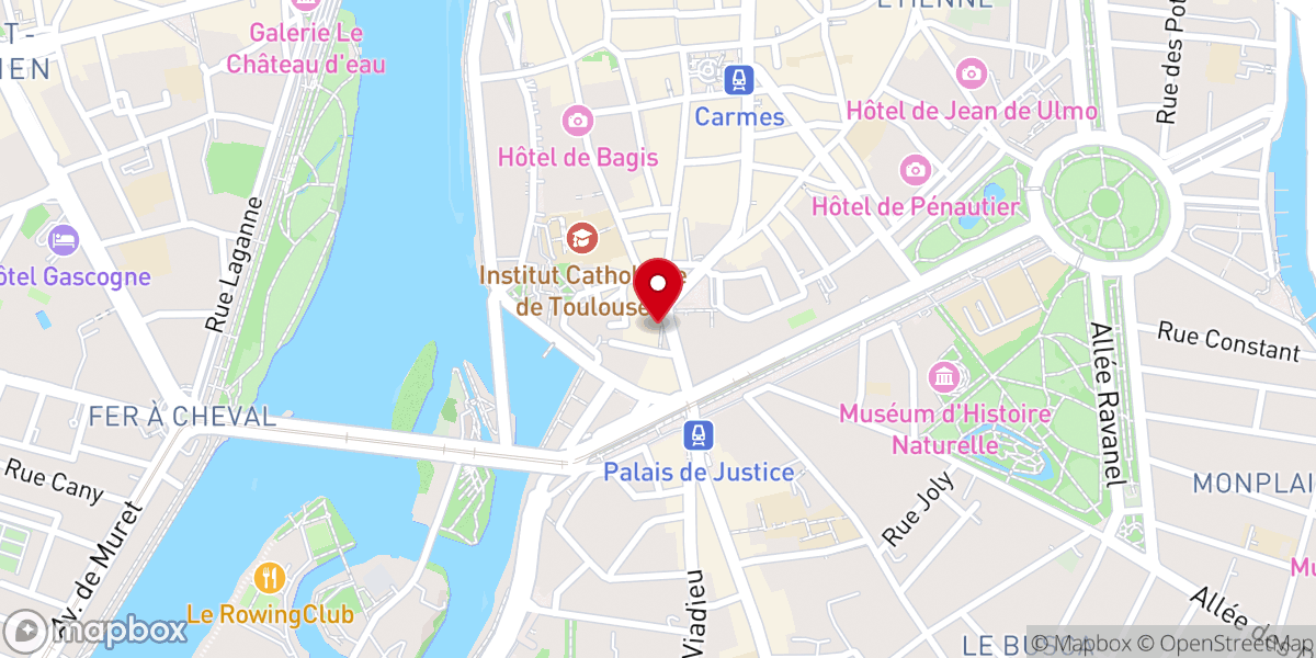 Map showing location of Maison Seilhan